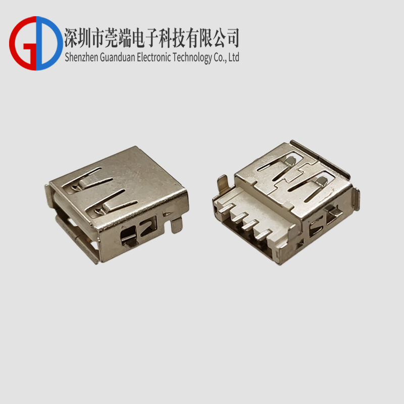 AF沉板端子SMT卷边带支架LCP米色