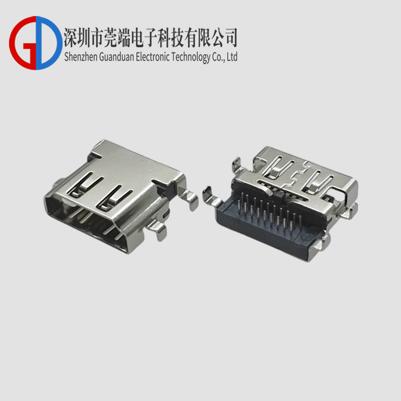 HDMI A TYPE沉板母座