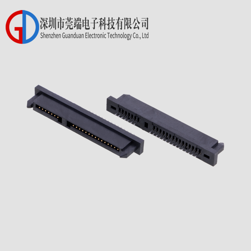 SATA7+15P短体单排180度PC2.4