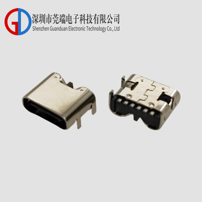 TYPE C母座单排6P SMT