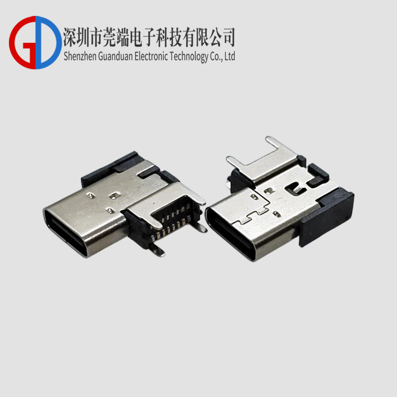 TYPE C 母座16P侧贴垫高