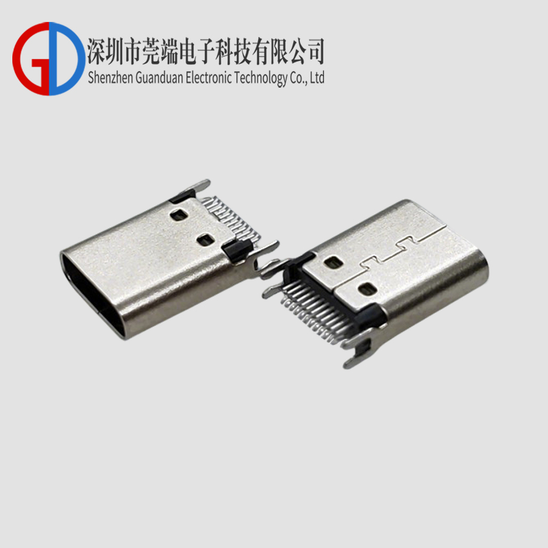 TYPE C母座24P长体夹板0.8 -1.0
