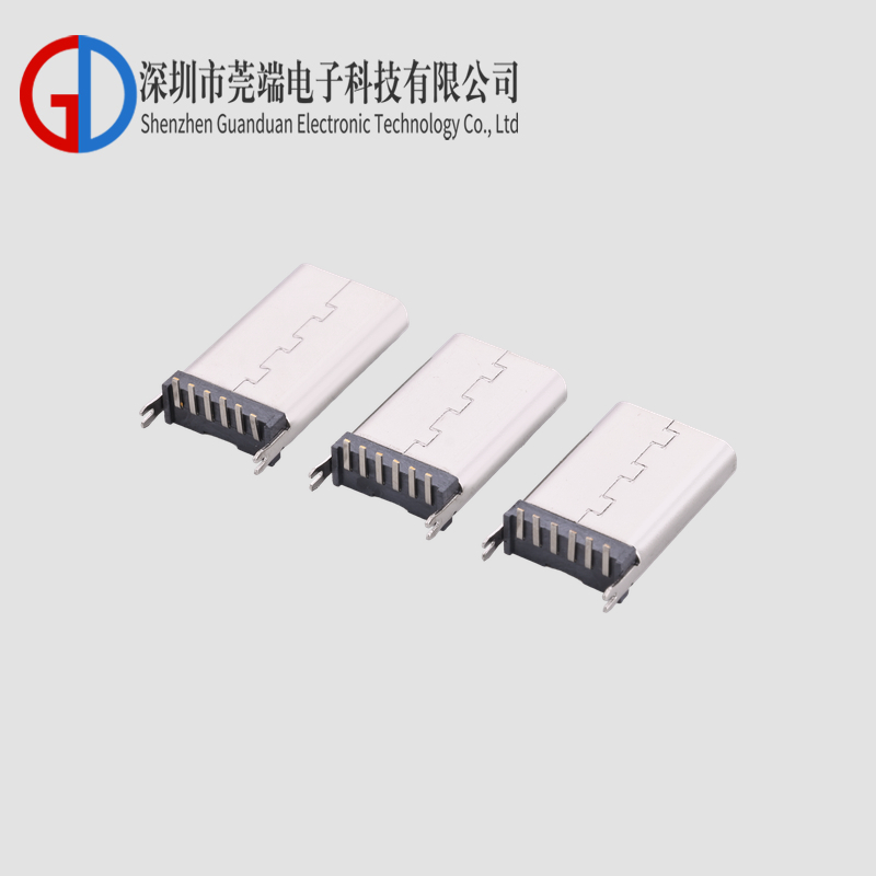 TYPE C母座6P立贴13.1-13.7-15.0
