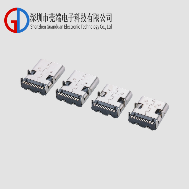 TYPE C母座16P板上SMT9.5-10.0-11.7-12.2
