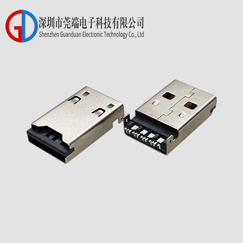 A公+TF卡座二合一 LCP灰胶