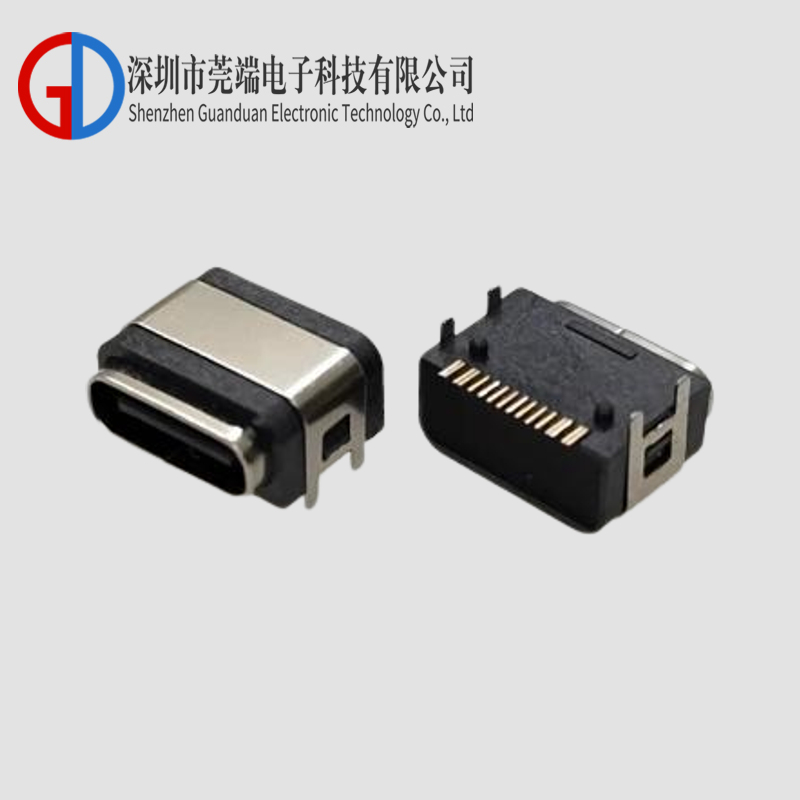 TYPE C母座6P四脚 防水款